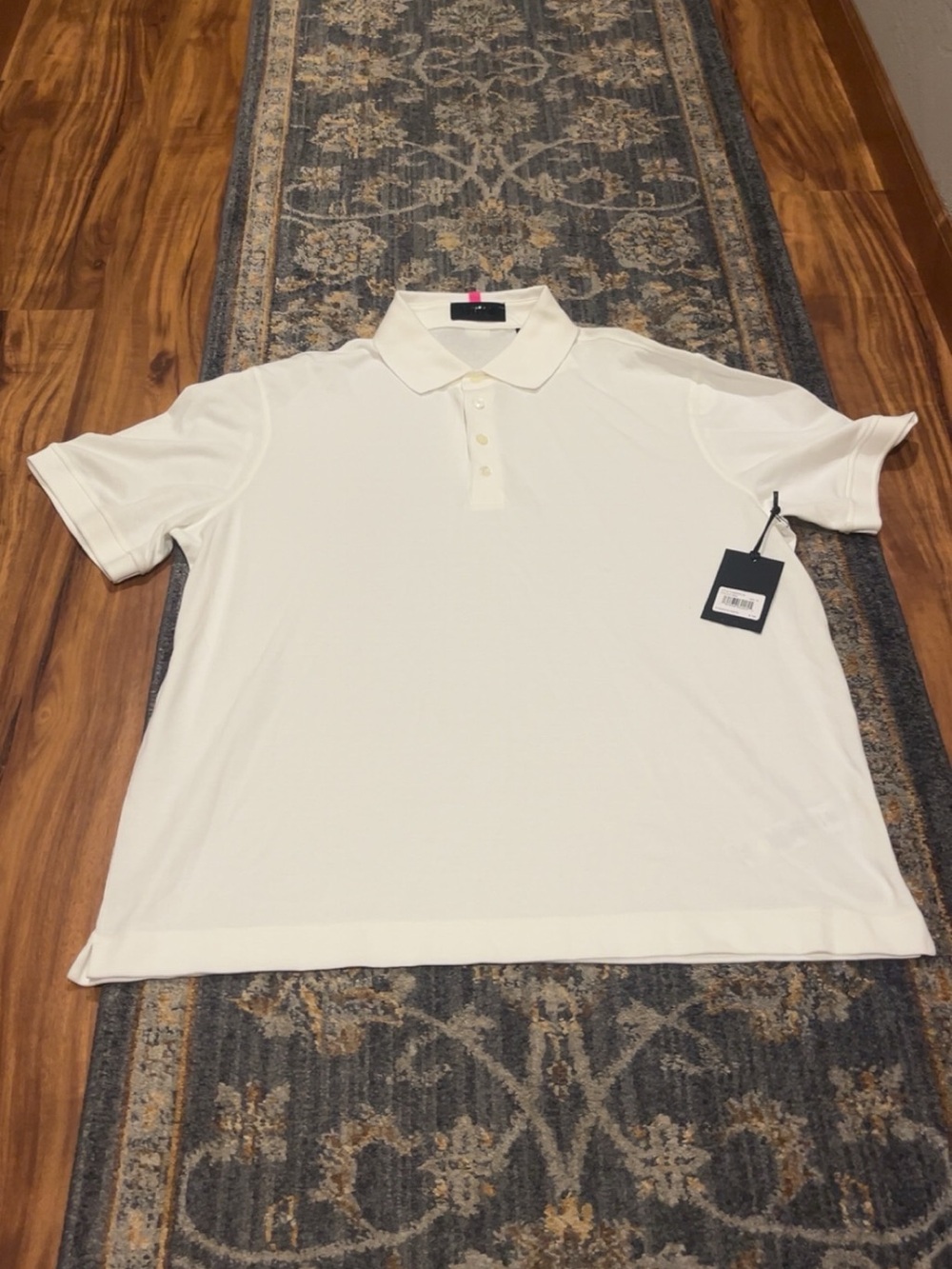 G/FORE Men's White Short-Sleeve Polo